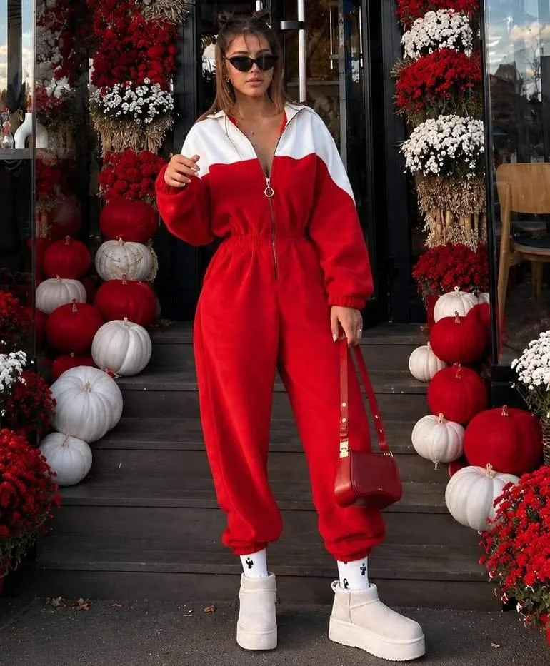 Космбинезон флисовый двусторонний