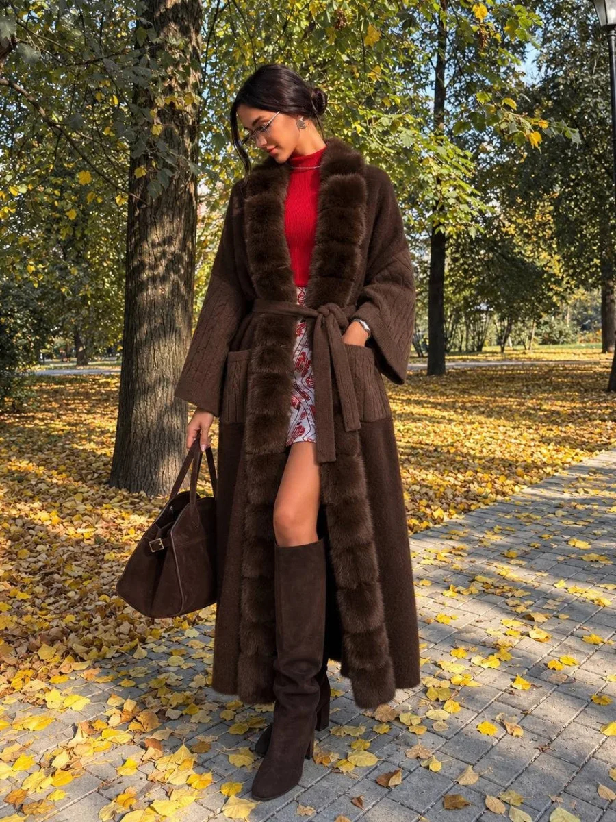 Кардиган альпака з кашеміром