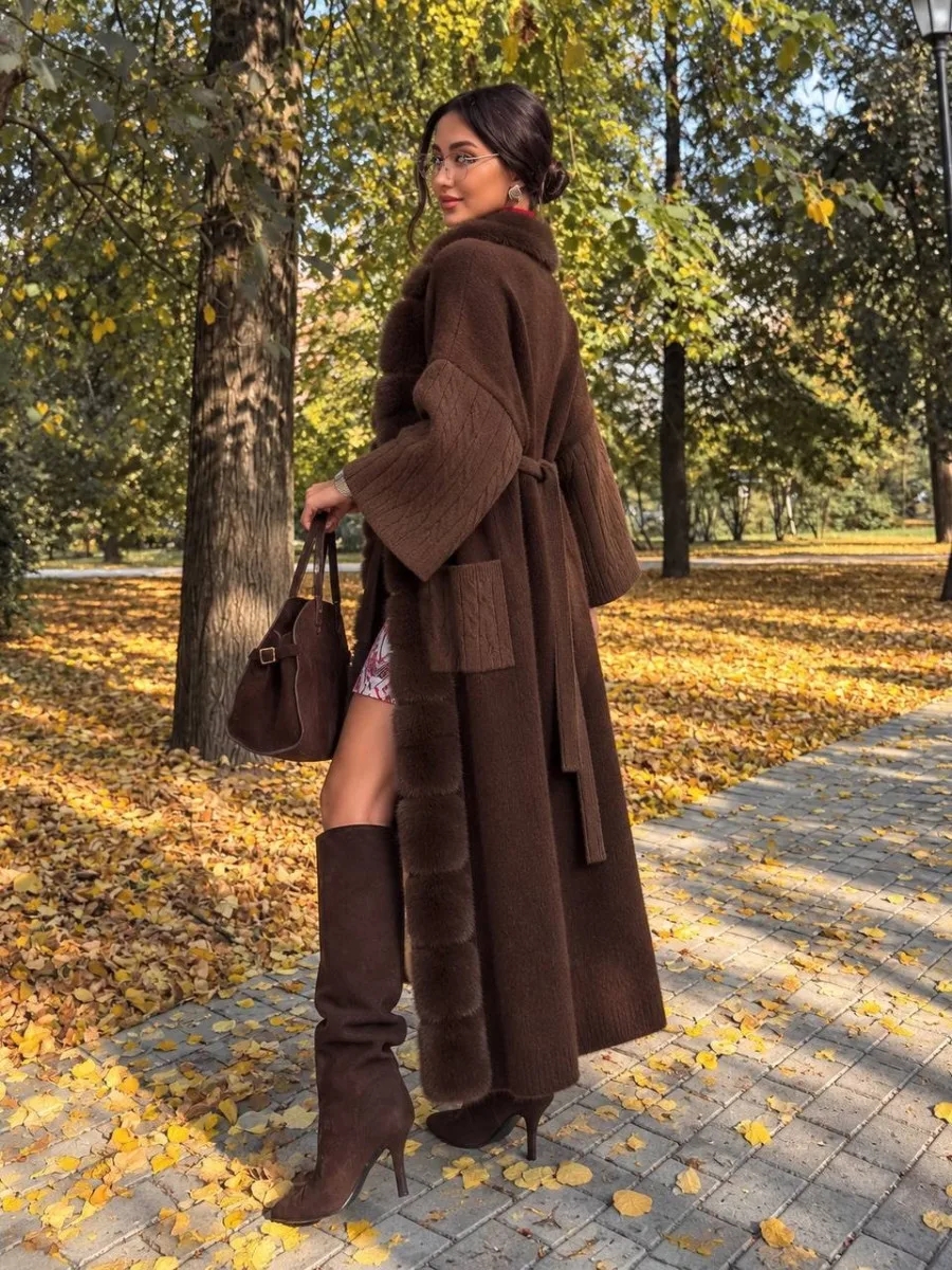 Кардиган альпака з кашеміром