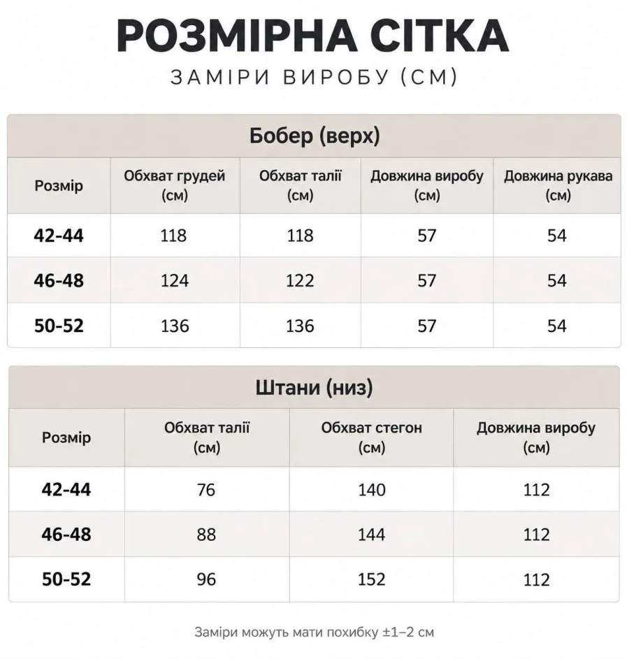 Брючний костюм вільного крою