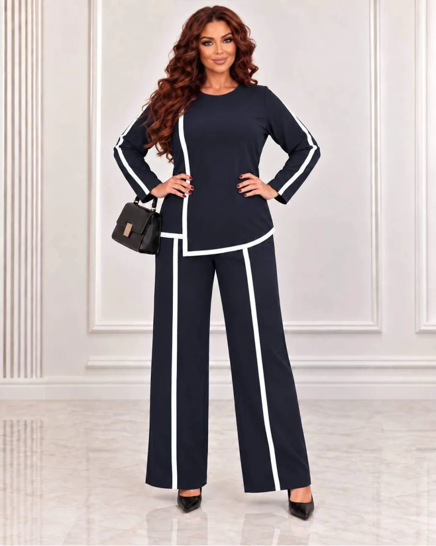 Костюм двійка з лампасами на штанах