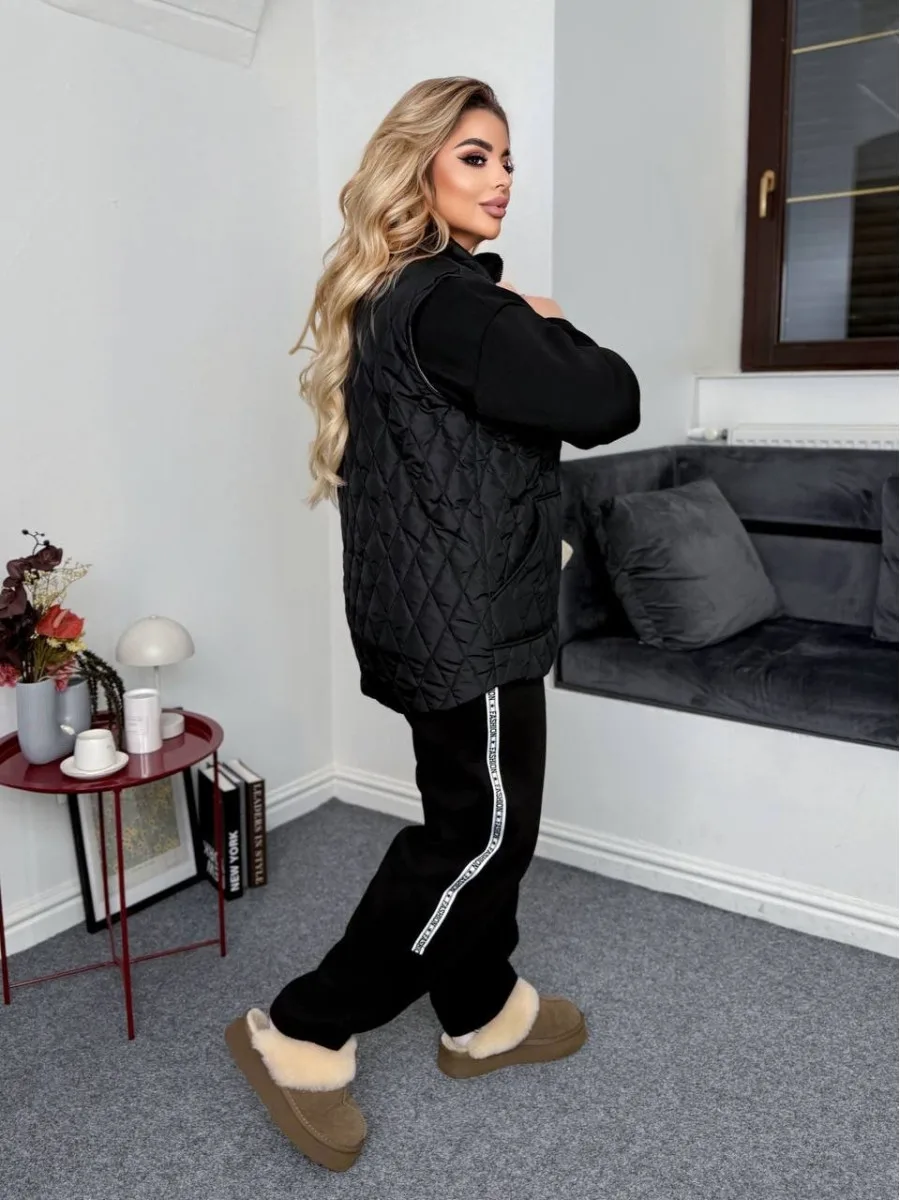 Спортивний костюм-трійка з утепленою жилеткою